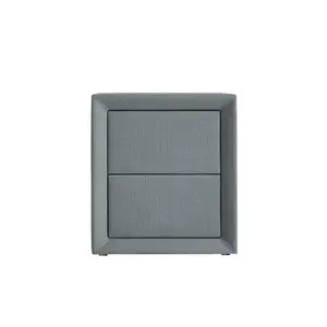 Intense Plain Nightstand with Handles — Yatsan & Tempur Kıbrıs