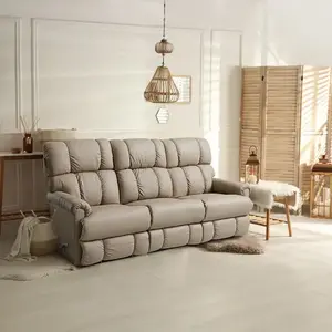 La-Z-Boy Pinnacle Madras Mushroom Three-Seater — Yatsan & Tempur Kıbrıs